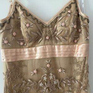 Sue Wong mesh and embellished dress